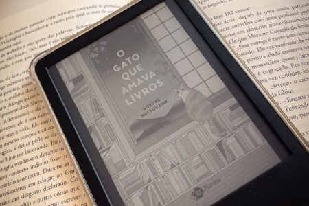 Imagem do livro O gato que amava livros