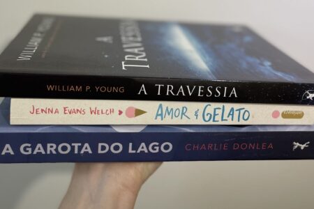 pilha de livros